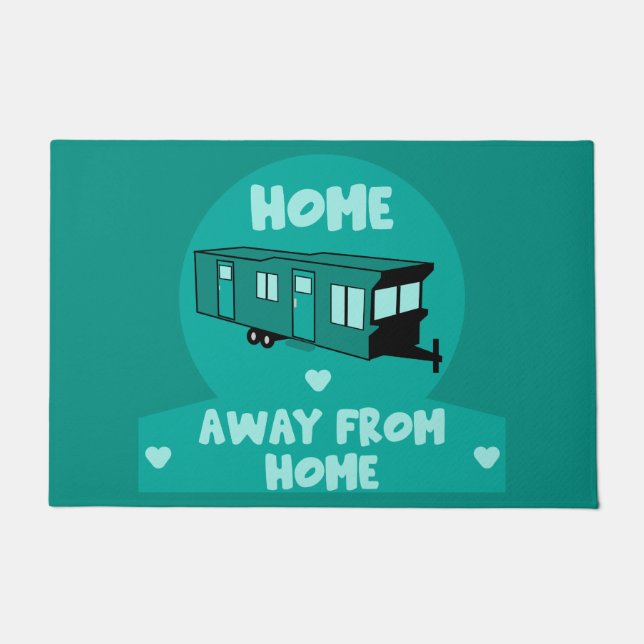 Static Caravan Home Gift Doormat (Front)