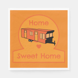 Static Caravan Home Gift Napkin