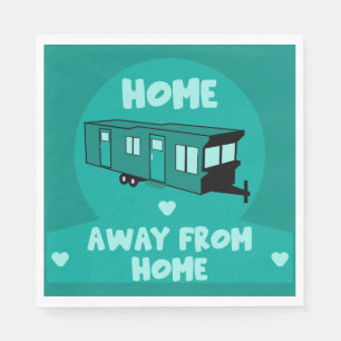 Static Caravan Home Gift Napkin