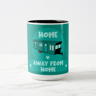 Static Caravan Home Gift Two-Tone Coffee Mug