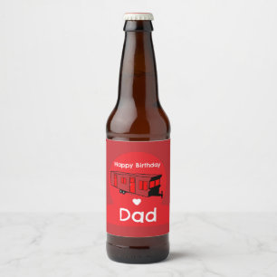 Static Caravan Park Home Beer Bottle Label