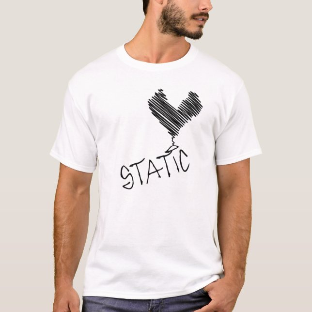 Static "scribble" T T-Shirt (Front)