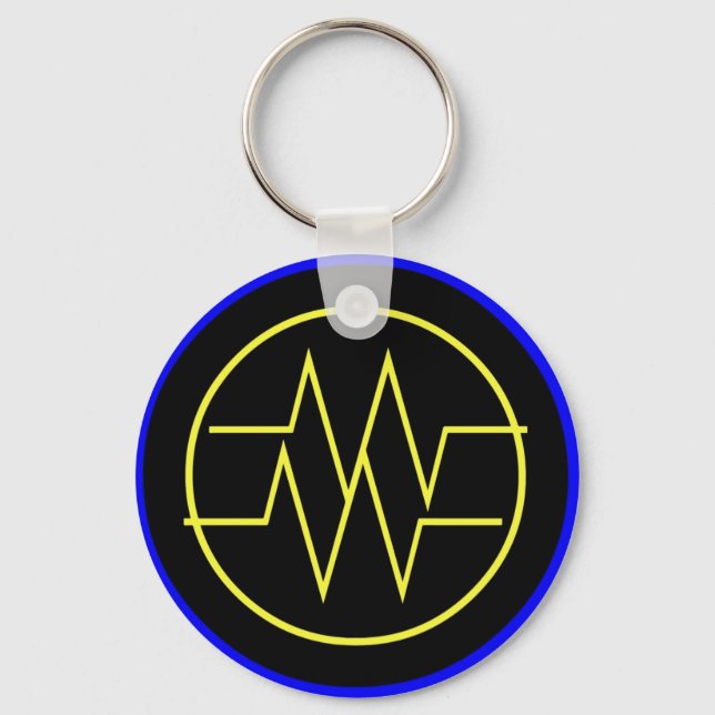 Static Shock Keychain (Front)