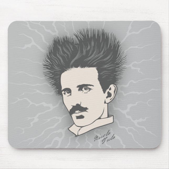 Static Tesla Mouse Mat (Front)