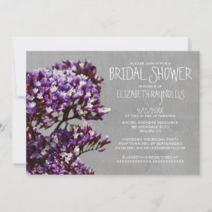 Statice Bridal Shower Invitations