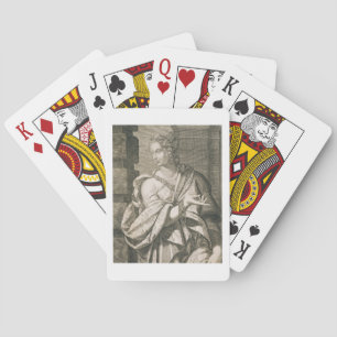 Statilia Messalina third wife of Nero (engraving) Playing Cards