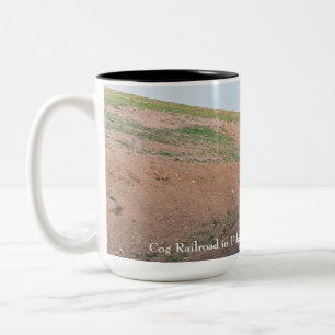 Station House Along Historic Cog Railway Two-Tone Coffee Mug