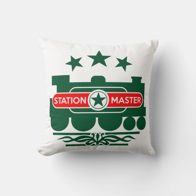 Station Master's Train Cushion (Front)