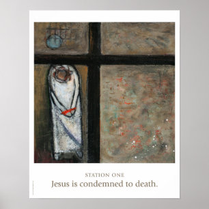Station One: Jesus is Condemned small poster
