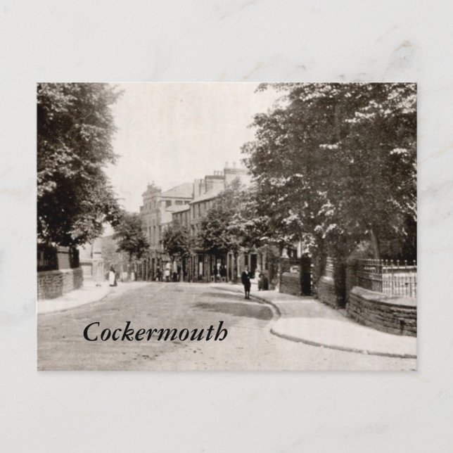 Station Street, Cockermouth Postcard (Front)
