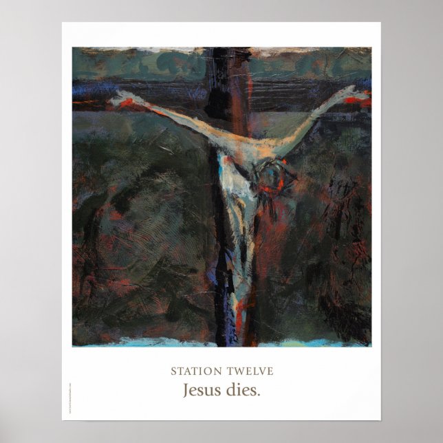 Station Twelve: Jesus dies. Poster (Front)