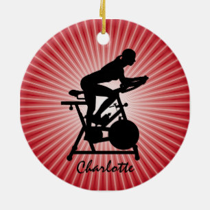 Stationary Bike Design Ornament