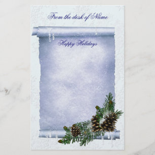 Stationary Holiday Christmas Stationery