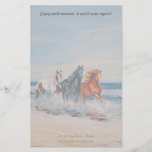 Stationary, Horses in the Surf Stationery