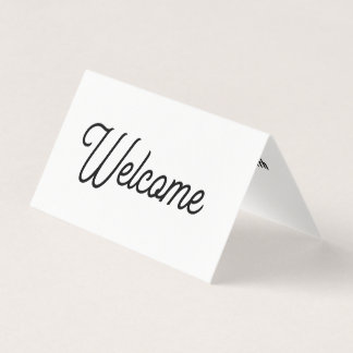 Stationary item business card