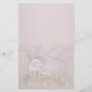 Stationary - Unicorn Spring Blooms Stationery