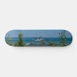 Stationed At Mackinac Skateboard