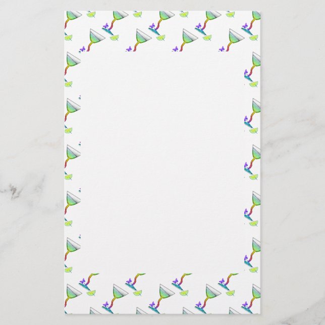 STATIONERY - BUTTERFLY MARTINI (Front)