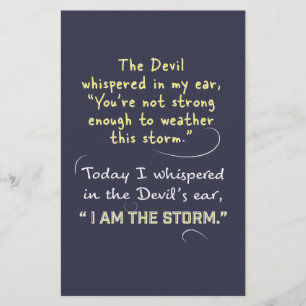 Stationery Christian Women Devil Whispered
