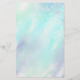 Stationery- Frosty Snowflakes Stationery