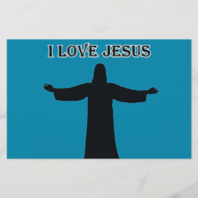 Stationery   i love jesus (Front)