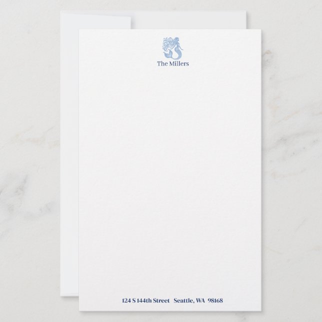 Stationery Mermaid (Front)