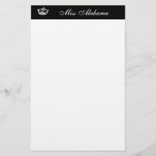 Stationery Pageant Royalty