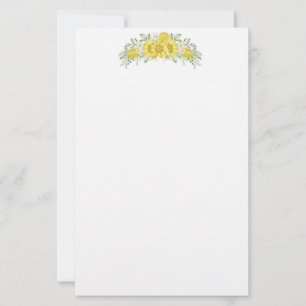 Stationery Paper-Floral