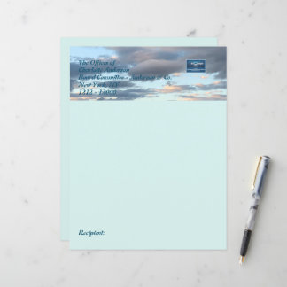 Stationery Paper (Sky Blue) RFPMDesigns ©️2024