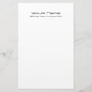Stationery Recycled Paper/ White Colour