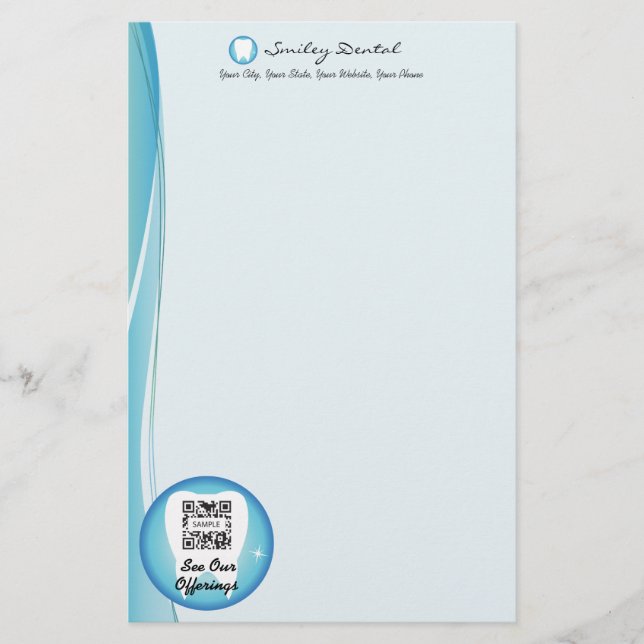 Stationery Template Dental (Front)