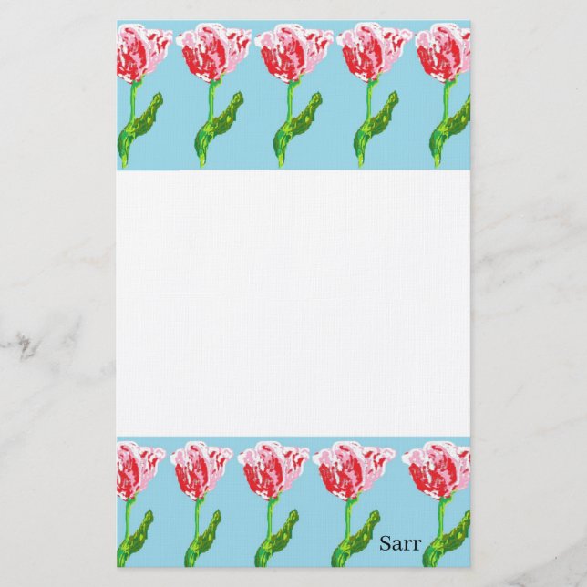 Stationery  : Tulips (Front)