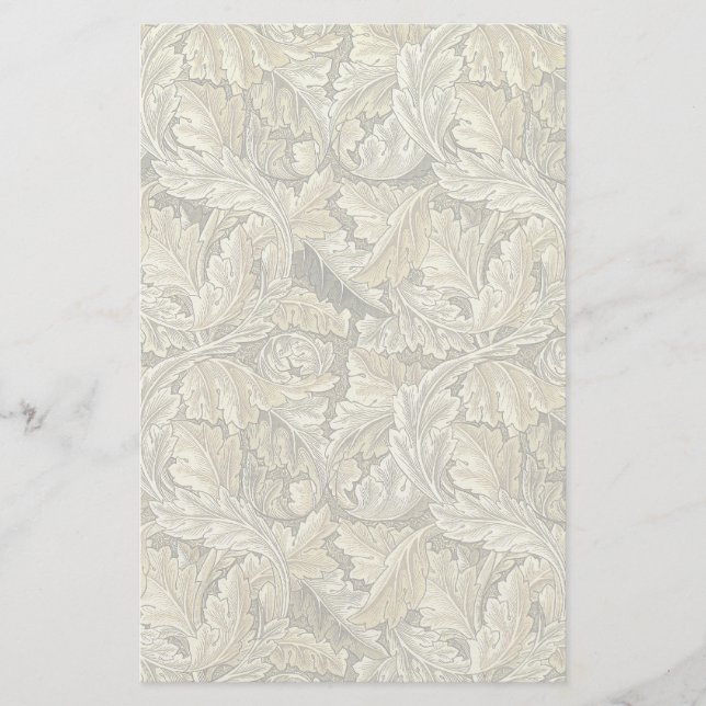 Stationery: William Morris Design: Acanthus Scroll Stationery (Front)