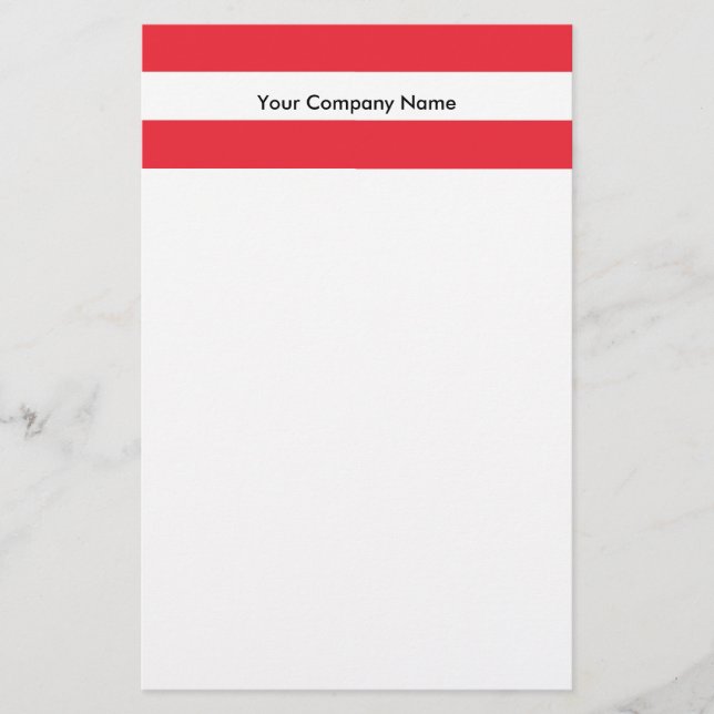 Stationery with Flag of Austria (Front)