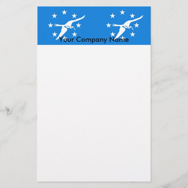 Stationery with Flag of Corpus Christi, USA (Front)