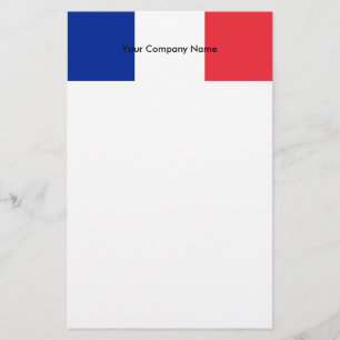 Stationery with Flag of France