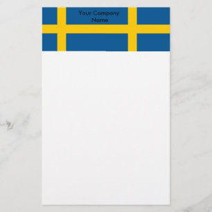 Stationery with Flag of Sweden