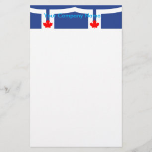 Stationery with Flag of Toronto, Canada
