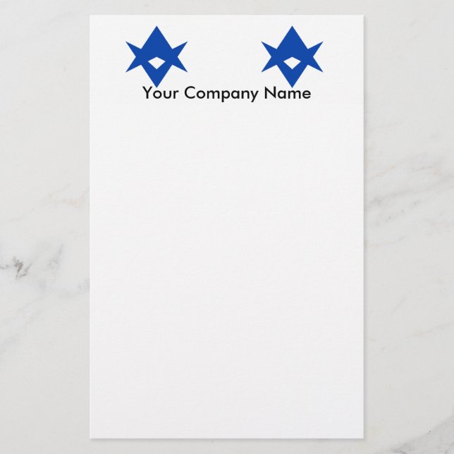 Stationery with Flag of Toyota City, Japan (Front)