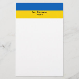 Stationery with Flag of Ukraine