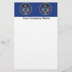 Stationery with Flag of Utah