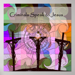 Stations of the Cross 11 Poster