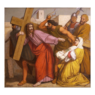 Stations of the Cross 5 Simon Carries the Cross Photo Print