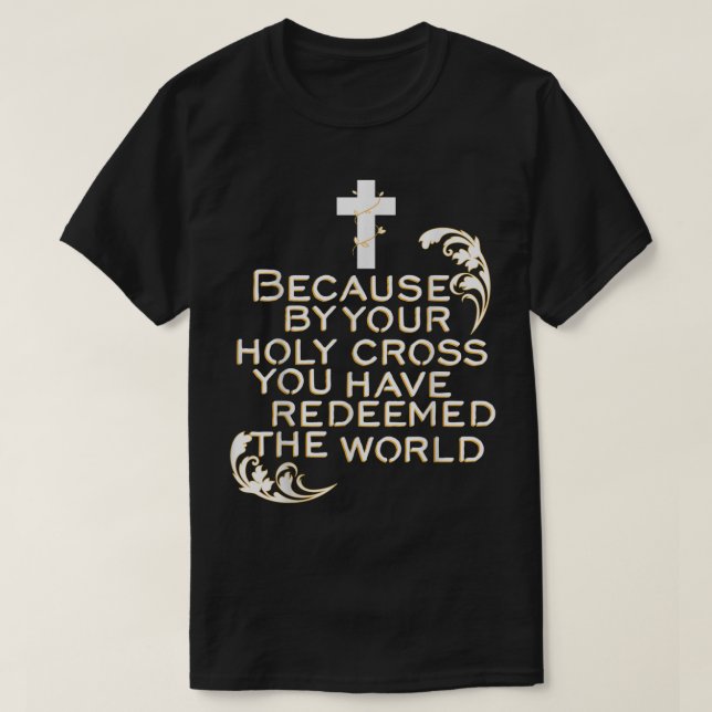 Stations of the Cross Jesus Holy Week Lent Easter  T-Shirt (Design Front)