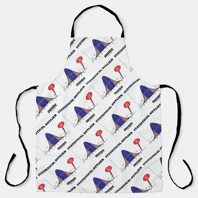 Statistical Outlier Inside You Are There Humour Apron (Front)