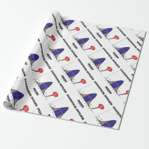 Statistical Outlier Inside You Are There Humour Wrapping Paper