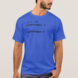 Statistical significance Happy grad student MATLAB T-Shirt