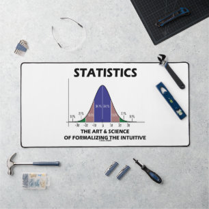Statistics Art Science Of Formalising Intuitive Desk Mat
