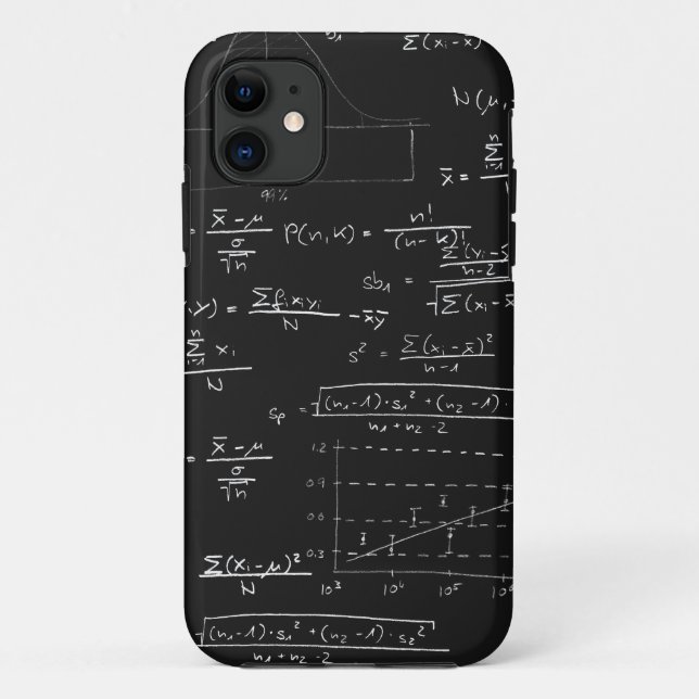 Statistics blackboard Case-Mate iPhone case (Back)