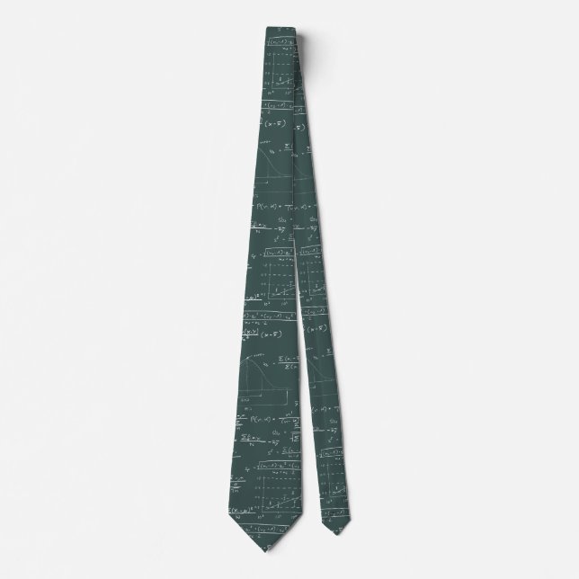 Statistics blackboard tie (Front)